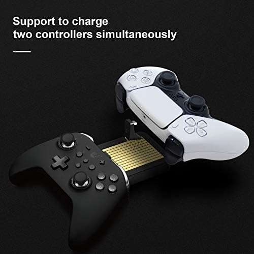 PS5 Dualsense punjač za kontroler, GuliKit nadograđena PlayStation 5 stanica za punjenje sa LED indikatorom,