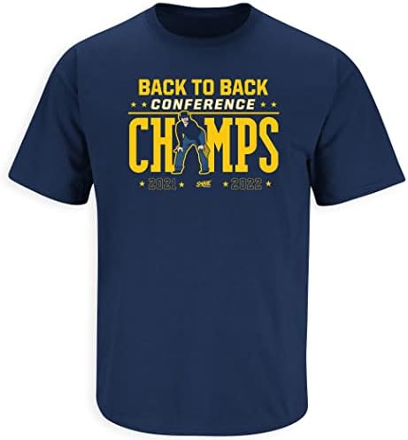 Povratak na Back Conference Champs majica za fanove za fakultetine u Michiganu