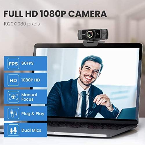 VITADE 960A PC Web kamera za Streaming HD 1080p, 682H 1080p 60fps sa mikrofonom za Streaming