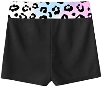 Ttao Girls Dance Shorts Gimnastična kratke hlače Klizalište Plivanje Hlače za rušenje navijanja Atletskih kratkih