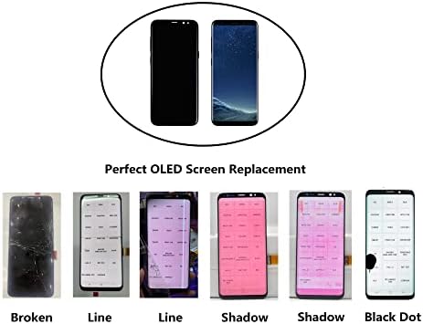 Lnonls S8 Plus zamjena LCD ekrana za Samsung Galaxy S8 Plus dodirni sklop ekrana Digitalizatora sa okvirom