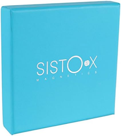Sisto-X bakrena magnetska manžetna narukvica / bangle Gothic dizajn SISTO-X® 6 magneta Zdravlje