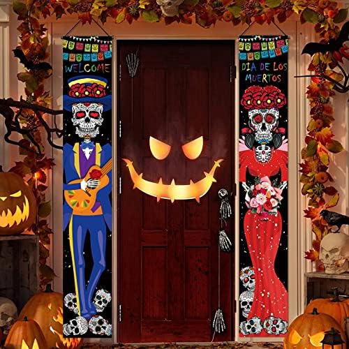 DAN DANA DEPERA MAGHT TRIP-a za Halloween Party Jeseni Meksiko Dobrodošli Noć vještica Baner padajući viseći
