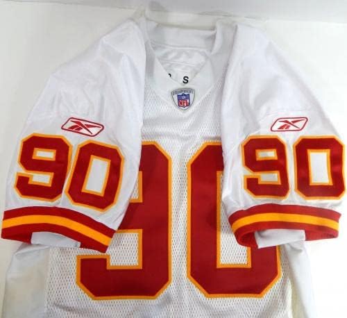 2003 Kansas Chiefs Riyan Sims 90 Igra izdana bijeli dres 52 DP33036 - Neintred NFL igra rabljeni dresovi