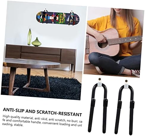 Mobestech 2pcs Skateboard slušalice za vijke za vešalice aluminijske kuke Gitara sa legurom