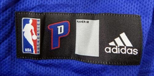 Igra Detroit Pistons Izdana plava košulja za pucanje 4xL DP44778 - NBA igra koja se koristi