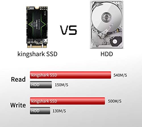 Kingshark Gamer SSD M.2 2242 256GB Interni NGFF SSD 42mm SATA III 6GB / S