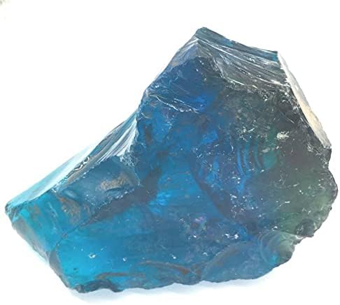 Izlječenje aura kristal 1000g prirodna mineralna plava zelena staklena kamena glazura sa kvarcnom rutilnom