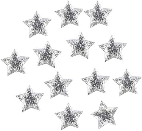 100pc peto-šipka Confetti Star 2cm Božićni ukras za ukrašavanje zlata krpa srebrna kućni dekor božićni