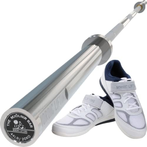 Olimpijski powerlifting Barbell Mjolnir snop sa cipelama Venja veličine 7 - bijela