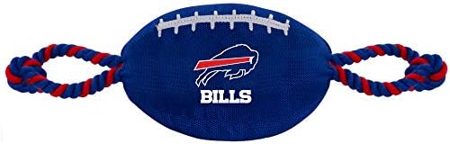 NFL Buffalo Bills Fudbalski pas igrac, čvrsti najlonski kvalitetni materijali sa jakim povlačnim užadima i unutrašnjim