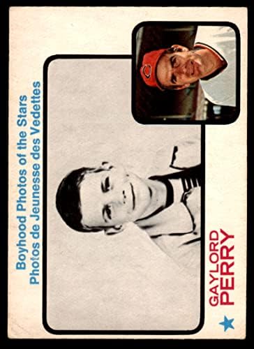 1973 O-pee-chee 346 Boyanstvo Photo Gaylord Perry Cleveland Indijanci VG Indijanci