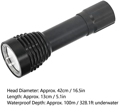 Ftvogue Ronjenje Vodootporne podvodne LED podmorničke svjetiljke Držač SDIVE baklje aluminijske legure