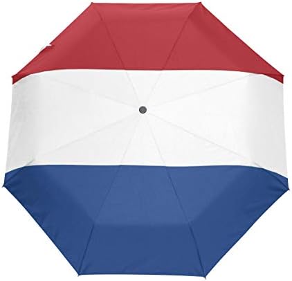 Chinein Travel Umbrella Auto Open Compact Folding Sun & amp; zaštita od kiše holandska Zastava