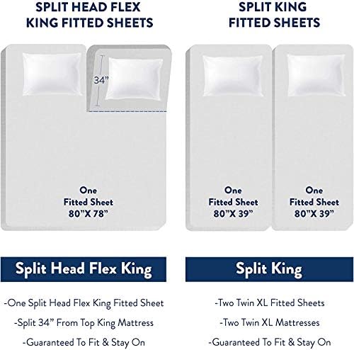 Split Head Flex King listovi za podesive krevete-split-podijeljeni list za glavu King-Split dole 34