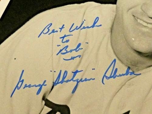 Shot Gun Shuba potpisao vintage bejzbol 8x10 fotografija sa JSA COA - autogramiranim MLB fotografijama