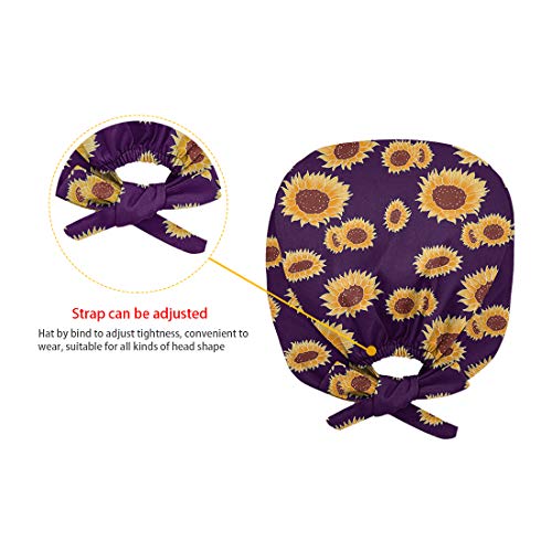 Jeocody cvjetna leopardska modalna kapa, radna kapa za tuširanje s duksevanjem za žene / muškarce,