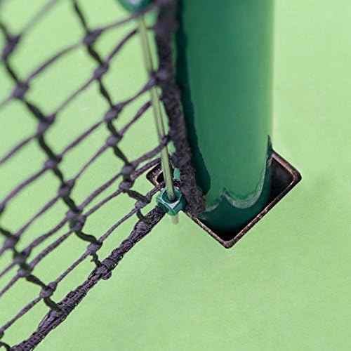 Vermont okrugli teniski stubovi [opcionalne utičnice] / postovi za regulaciju ITF – uključena Mesingana Mašina