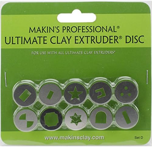 Makin's Professional Ultimate Clay Ekstruder diskovi 10 / Pkg, Set D