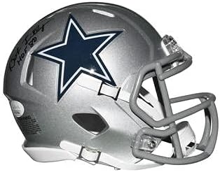 Bob Lilly potpisao Dallas Cowboys Mini brzina kaciga-ruku potpisan & JSA Autentifikovan