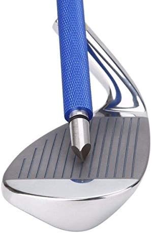 Betgod Groove Sharpener,Golf Groove Sharpener,Golf Club Groove Sharpener,Club Sharpener, Groove Sharpening Tool - generirajte optimalni Backspin-pogodan za U & amp; V-žljebove (plava)