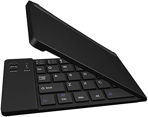 Radovi Cellet Ultra tanka sklopiva Bežična Bluetooth tastatura kompatibilna sa Videocon Infinium Z30 Lite sa držačem telefona-punjiva puna tastatura!