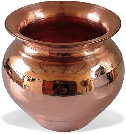 Set od 5, bakar Kalash lota Pooja Accessories ručno rađena oprema za piće ručno rađena bakarna posuda