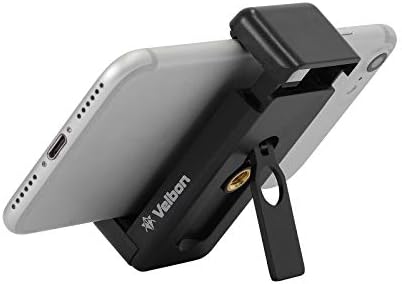 Velbon 302809 Smartphone adapter za pametni telefon III Stativ montažna slobodna plastika za iPhone 7/8, iPhone X, iPhone 11, iPhone 12, Android i iPhone