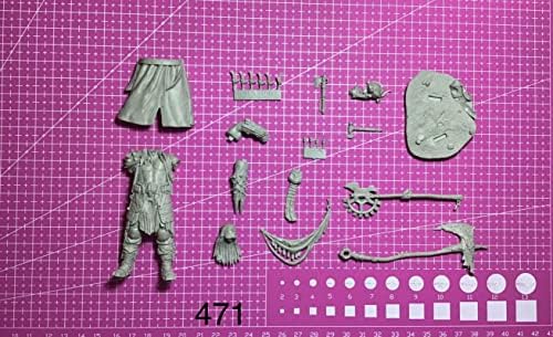 ETRIYE 1/24 Fantasy tematski drevni Tribal Warrior Resin lik model Kit neobojen i Nesastavljeni minijaturni komplet / / Du2-74