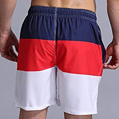 Muške plivanja šorc, muške hlače na plaži Labavi kratke hlače za fitness hlače spajanje casual hlača labave ravne hlače