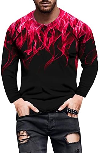 Okrugli vrat Top za muškarce prozračna mekana pamučna bluza pulover Duks moda Vintage vanjski atletski džemper