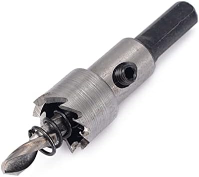 Karbidni glodalica 5 komada karbidne glave 16-30mm HSS Set bušilice, otvarač rupa za bušenje od legiranog drveta sa ključem