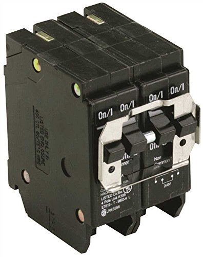 Eaton BQC230250 Quad prekidač jedan 2 pol 30 amp i jedno 2 pol 50 amp zajedničko putovanje, 1 x 1 x 1