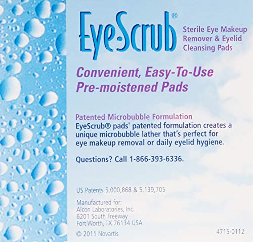 Piling za oči sterilni odstranjivač šminke za oči & amp; jastučići za čišćenje kapaka 30 Count