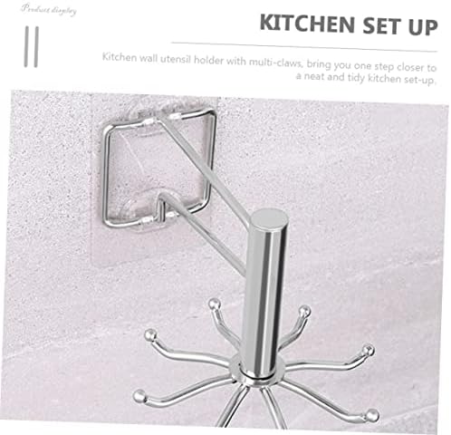 Kabilock rotirajuća kuka od nehrđajućeg čelika od nehrđajućeg čelika zidna vješalica za zaštitu kuhinje saklopna ploča kuhinja pribor za zaštitu organizatora HANDING HANDING THANER