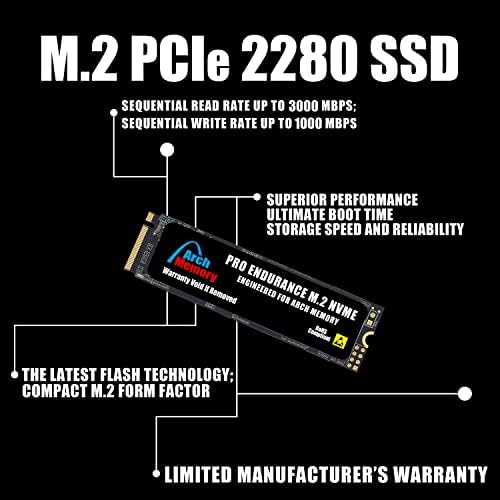 Zamjena lučne memorije za Dell SNP112P / 256G AA615519 256GB M.2 2280 PCIe NVME SSDET DRŽAVE ZA Širina
