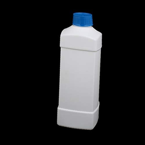 X-Dree PE plastični bočice White DIY kvadratna boca w cover (bočica di plastica da 8,8 ml u PE Conperchio u