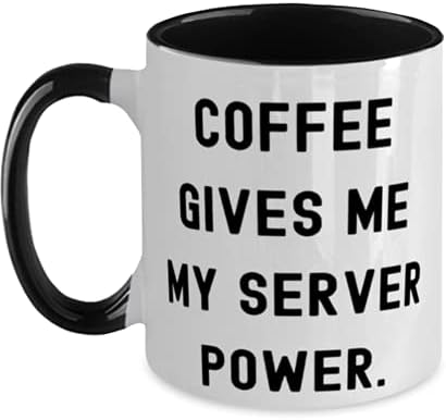 Savršen poslužitelj, kafa mi daje moju servernu snagu, diplomu dva tona 11oz krigla za server