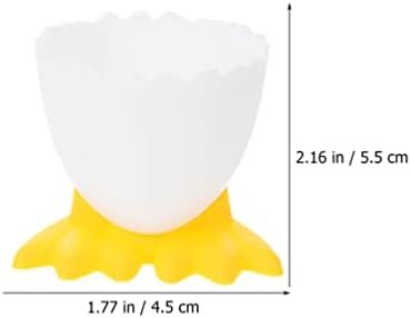 Zerodeko Brunch šolje za jaja Set od 12, plastični držači za jaja sa Pingvinovim stopalima u obliku, držači