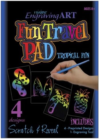 Royal & Langnickel Rainbow Graving Art Fun Travel Pads-Tropical Fun