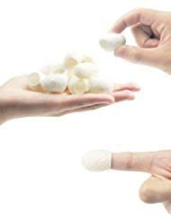 Nuni 100 kom organska prirodna svilena Buba Cocoon Ball spužve za lice za čišćenje lica Gentle