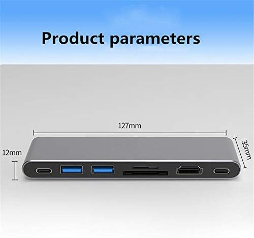 Zplj High-Speed 7 U 1 Type - C Dock stanica USB C Hub sa HDMI 8K 2 USB 3.0 portovi PD punjenje podrška SD TF