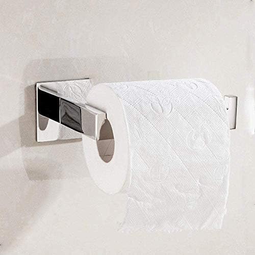 ZLXDP WC ROOL papir držač za papir SUS 304 polirani pribor od nehrđajućeg čelika zid montiran, samoljepljiv