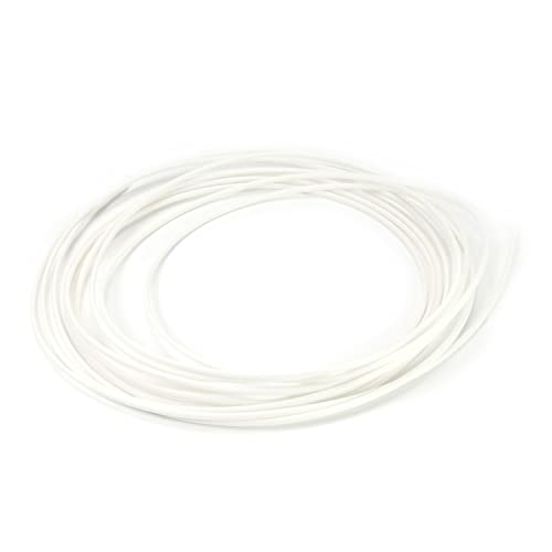 1pcs cijevi za toplotu, 2: 1 Bijela bettomši električni žičani kabel ≥600V i 248 ° F, 4mx1mm Shrink Wrap Duga trajna izolacija zaštita od 0,75 ~ 0,9 Žičani pojas Metalna cijev protiv rđe šipke