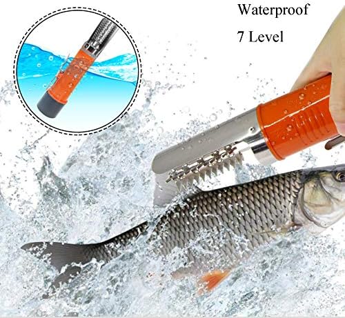 Moćno električno Akumulatorsko sredstvo za čišćenje Skalera za ribu automatsko sredstvo za uklanjanje ljuskica za ribu s ručnim Skalerom