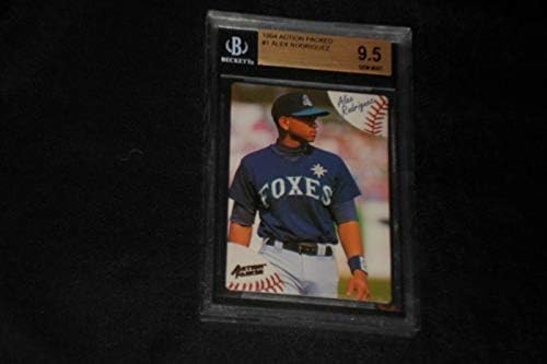 ALEX RODRIGUEZ 1994 Akcijska kartica Rookie Card 1 BGS 9.5 Gem Mint Mariners - bejzbol ploče Rookie kartice