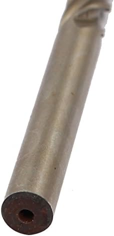 Aexit 1/4 Cutting End Mills Dia 1/4 Shank HSS-AL 4 Flaute Spiral Bit End Square nos End Mills Milling Mill