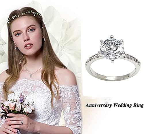 2023 Novi prsten dijamantski angažman ženske princeze cirkon personalizirani prstenovi za anksioznost prstena