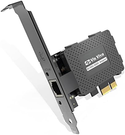 Vis Viva Gigabit Ethernet PCI Express PCI-E mrežna kartica 10/100 / 1000Mbps RJ45 LAN adapter za pretvarač
