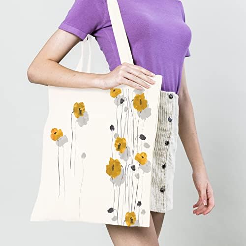 JOYMIN estetska Platnena torba s unutrašnjim džepom za višekratnu upotrebu torbe za namirnice